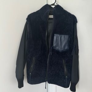Coach Shearling Ma 1 Jacket